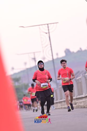 Race photo from CISANGKAN KBP CITY RUN 2025