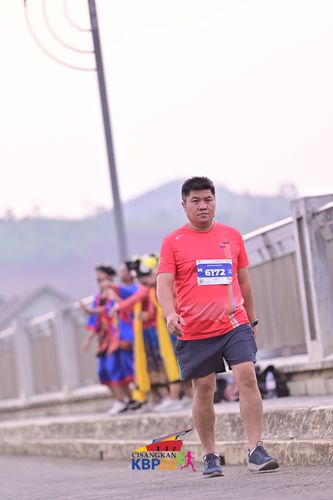 Race photo from CISANGKAN KBP CITY RUN 2025
