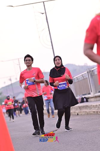 Race photo from CISANGKAN KBP CITY RUN 2025