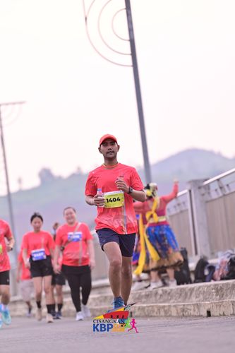 Race photo from CISANGKAN KBP CITY RUN 2025