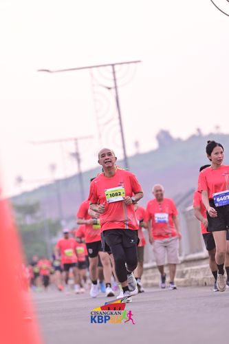Race photo from CISANGKAN KBP CITY RUN 2025
