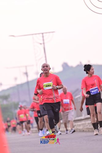 Race photo from CISANGKAN KBP CITY RUN 2025