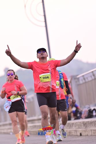 Race photo from CISANGKAN KBP CITY RUN 2025
