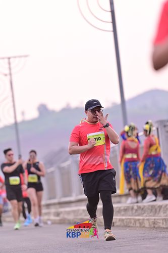 Race photo from CISANGKAN KBP CITY RUN 2025