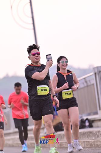 Race photo from CISANGKAN KBP CITY RUN 2025