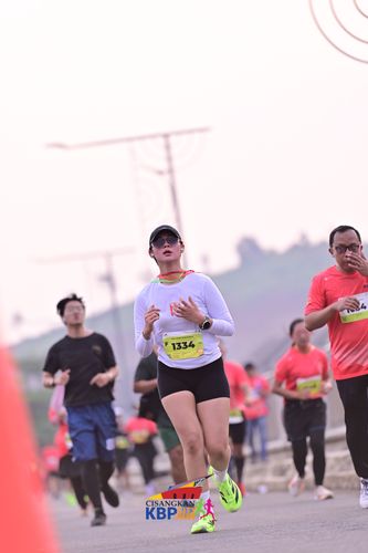 Race photo from CISANGKAN KBP CITY RUN 2025
