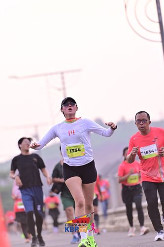 Race photo from CISANGKAN KBP CITY RUN 2025