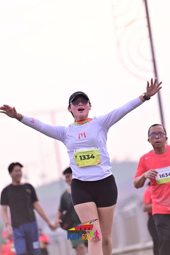 Race photo from CISANGKAN KBP CITY RUN 2025