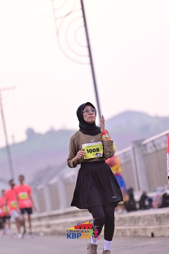 Race photo from CISANGKAN KBP CITY RUN 2025