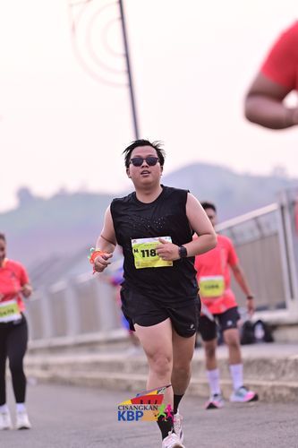 Race photo from CISANGKAN KBP CITY RUN 2025