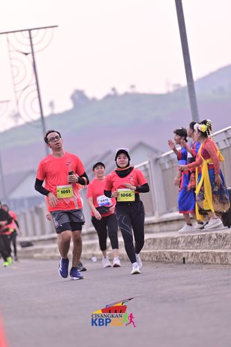 Race photo from CISANGKAN KBP CITY RUN 2025