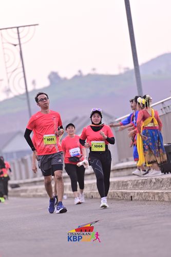 Race photo from CISANGKAN KBP CITY RUN 2025