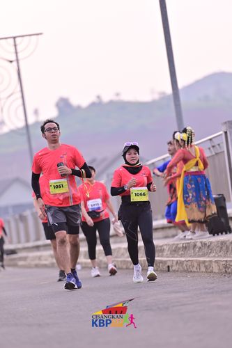 Race photo from CISANGKAN KBP CITY RUN 2025
