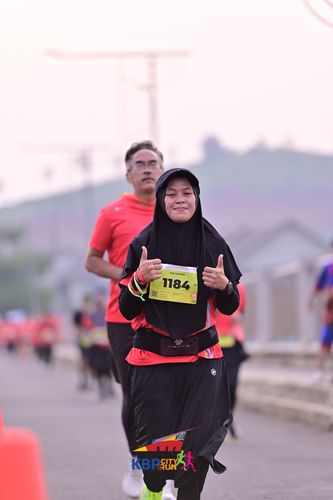 Race photo from CISANGKAN KBP CITY RUN 2025