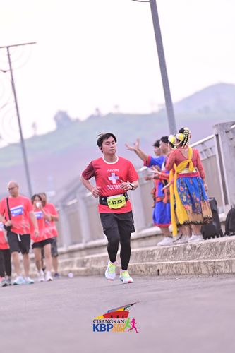Race photo from CISANGKAN KBP CITY RUN 2025