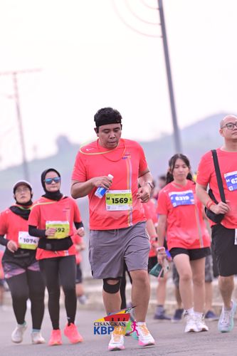 Race photo from CISANGKAN KBP CITY RUN 2025