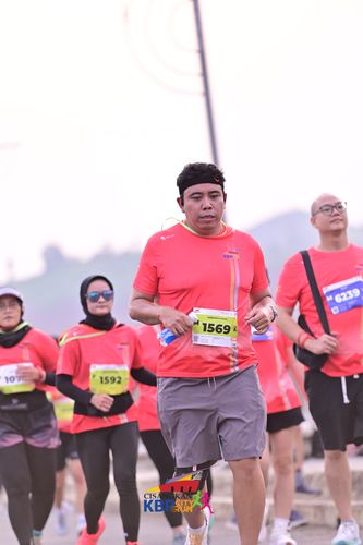 Race photo from CISANGKAN KBP CITY RUN 2025