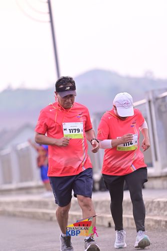Race photo from CISANGKAN KBP CITY RUN 2025