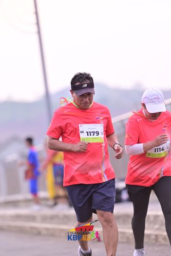 Race photo from CISANGKAN KBP CITY RUN 2025