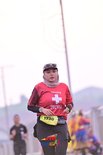 Race photo from CISANGKAN KBP CITY RUN 2025