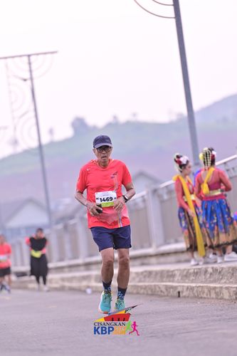 Race photo from CISANGKAN KBP CITY RUN 2025