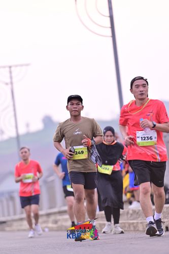 Race photo from CISANGKAN KBP CITY RUN 2025