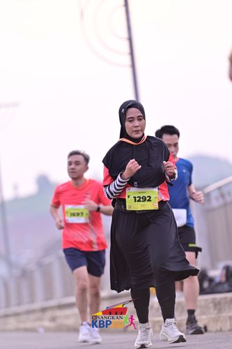 Race photo from CISANGKAN KBP CITY RUN 2025
