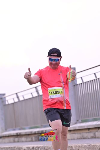 Race photo from CISANGKAN KBP CITY RUN 2025