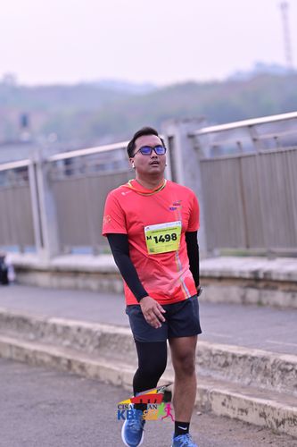 Race photo from CISANGKAN KBP CITY RUN 2025
