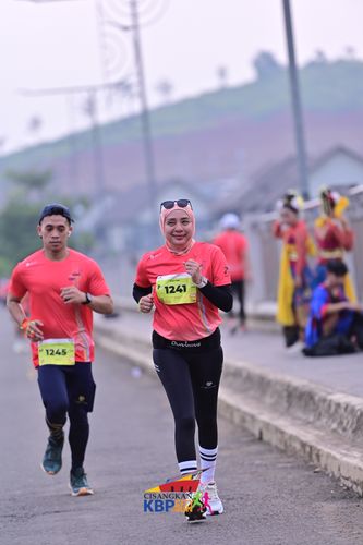 Race photo from CISANGKAN KBP CITY RUN 2025