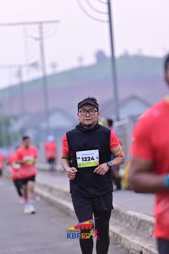 Race photo from CISANGKAN KBP CITY RUN 2025