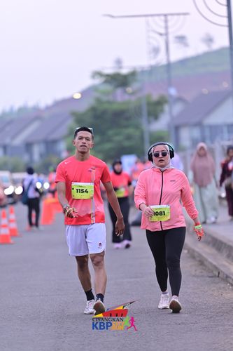 Race photo from CISANGKAN KBP CITY RUN 2025