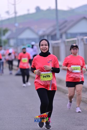 Race photo from CISANGKAN KBP CITY RUN 2025
