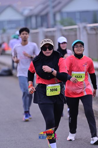 Race photo from CISANGKAN KBP CITY RUN 2025