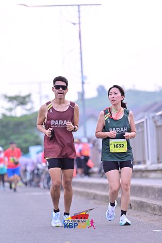 Race photo from CISANGKAN KBP CITY RUN 2025