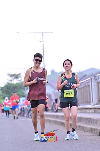 Race photo from CISANGKAN KBP CITY RUN 2025