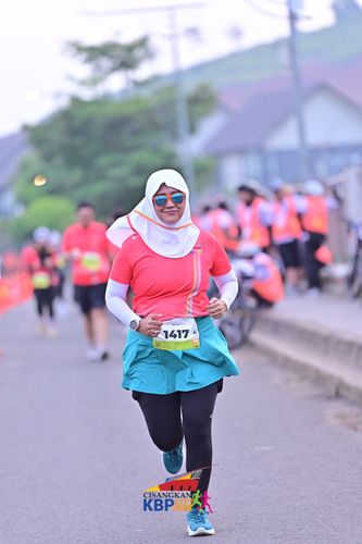 Race photo from CISANGKAN KBP CITY RUN 2025