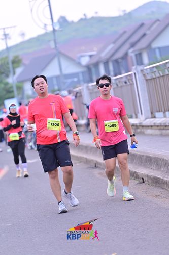 Race photo from CISANGKAN KBP CITY RUN 2025
