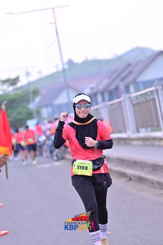 Race photo from CISANGKAN KBP CITY RUN 2025