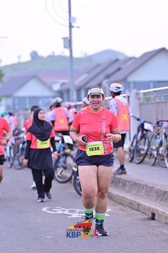 Race photo from CISANGKAN KBP CITY RUN 2025