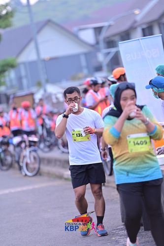 Race photo from CISANGKAN KBP CITY RUN 2025