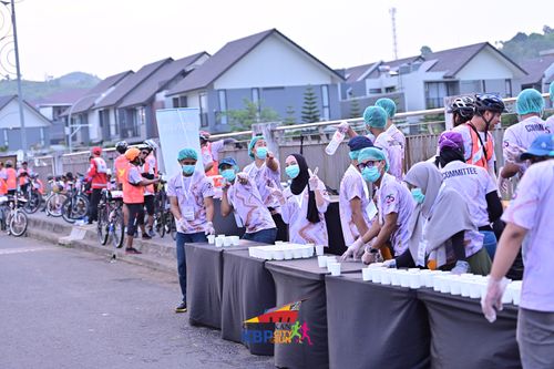 Race photo from CISANGKAN KBP CITY RUN 2025