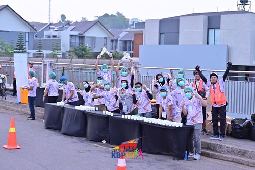 Race photo from CISANGKAN KBP CITY RUN 2025