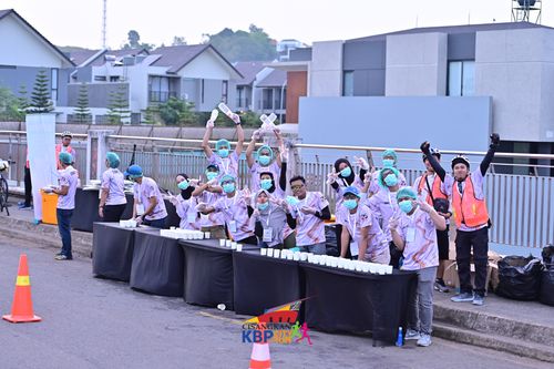 Race photo from CISANGKAN KBP CITY RUN 2025