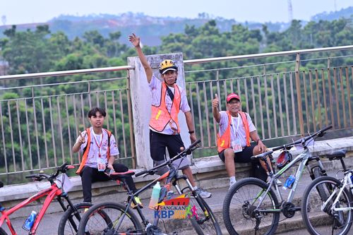 Race photo from CISANGKAN KBP CITY RUN 2025