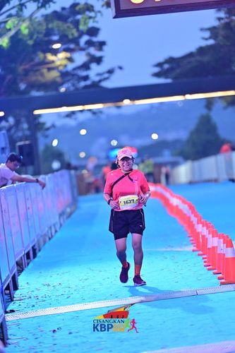 Race photo from CISANGKAN KBP CITY RUN 2025
