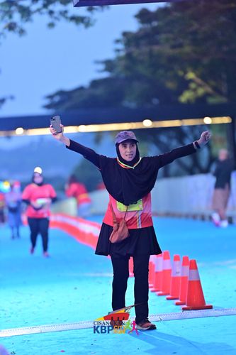 Race photo from CISANGKAN KBP CITY RUN 2025