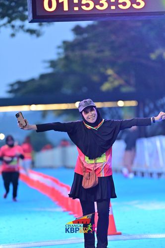 Race photo from CISANGKAN KBP CITY RUN 2025