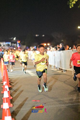 Race photo from CISANGKAN KBP CITY RUN 2025