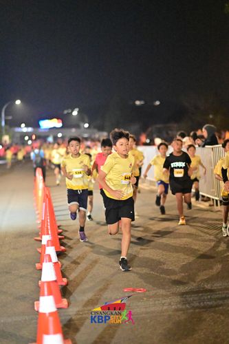 Race photo from CISANGKAN KBP CITY RUN 2025